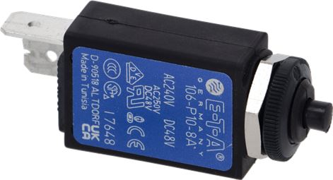 CIRCUITO ARRESTO 8A 220-240V 50/60 Hz