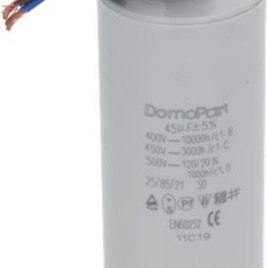 CONDENSATORE CON CAVETTO BIPOLARE 45 MF