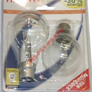 LAMPE ECO HALO 28W B22 2000H *2*BLISTER
