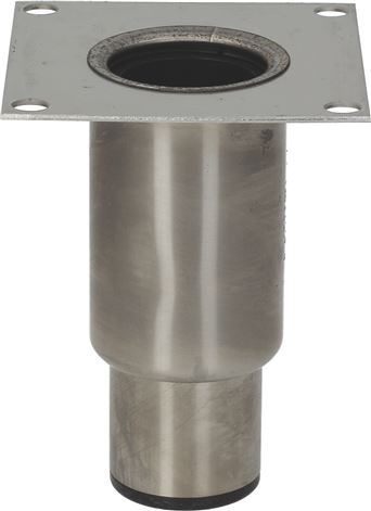 PIEDE REGOLABILE INOX ø 1"1/2 x h 125 mm
