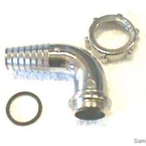 RACCORDO SCARICO CROMATO DIAM 19MM-22MM