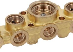 BLOCCO IN OTTONE 2+2+3+2 CON INSERTI IN