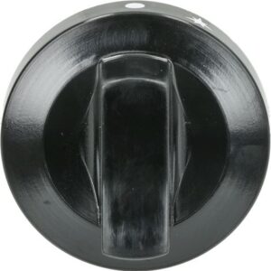 MANOPOLA INDUSTRIALE NERA ø 62 mm