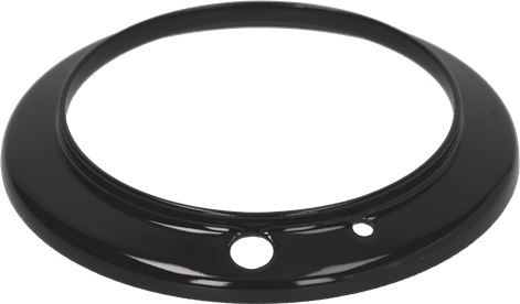 GHIERA COPRI BRUCIATORE SMALTATA NERA