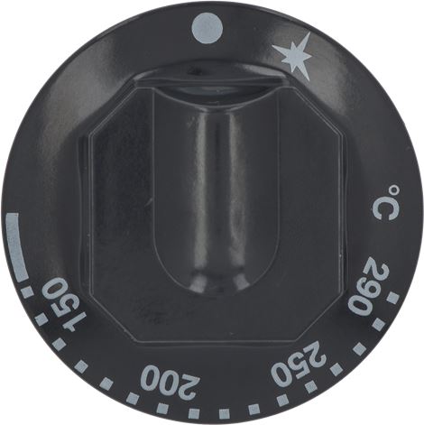 MANOPOLA NERA ø 70 mm 150-290°C