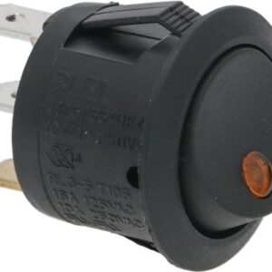 INTERRUTTORE UNIPOLARE NERO 10A 250V