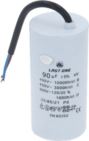 CONDENSATORE CON CAVETTO BIPOLARE 90MF 1