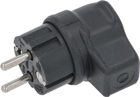 SPINA AD ANGOLO IN GOMMA 16A 250V