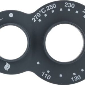 GHIERA NERA PER MANOPOLA 110-270°C
