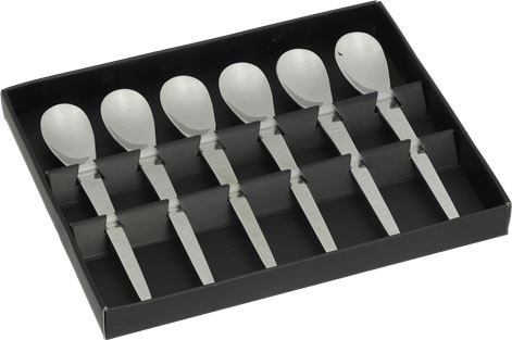 SET 6 CUCCHIAINI INOX PER CAPPUCCINO