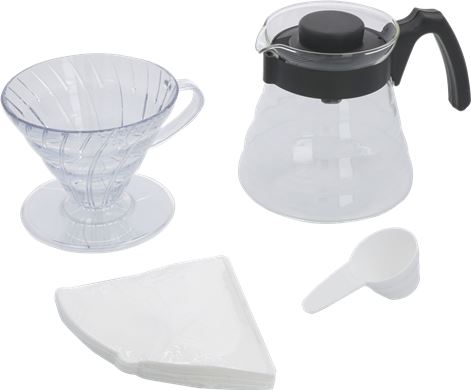 KIT CARAFFA A SERVIRE HARIO 600 ml