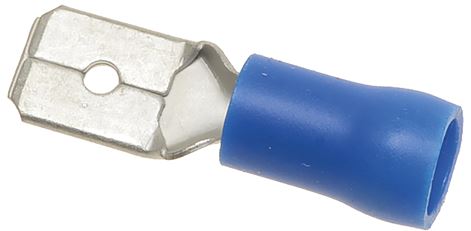 FASTON MASCHIO BLU 6,3x0,8 mm 100 PZ