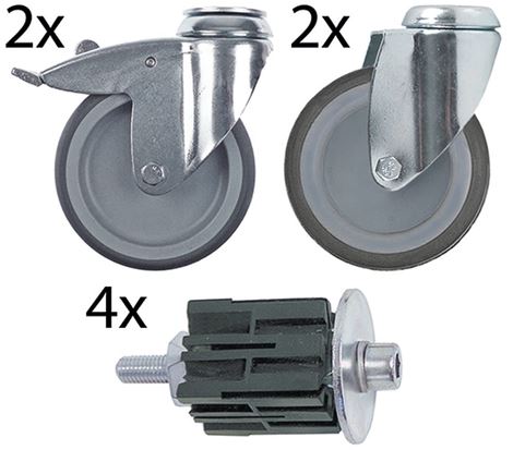 ROUE PIVOTANTE SET
