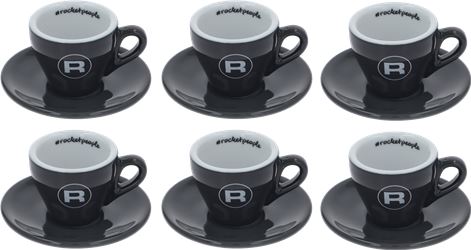 TAZZE ESPRESSO HASHTAG GRIGIO 6 PZ.