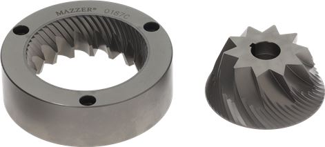 COPPIA MACINE TRIFASE MAZZER CONICHE DX