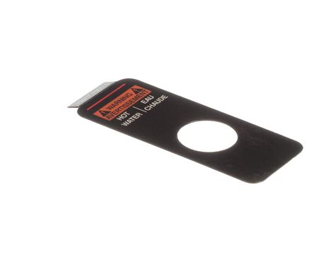 DECAL,HOT WATER ENG/FRE&