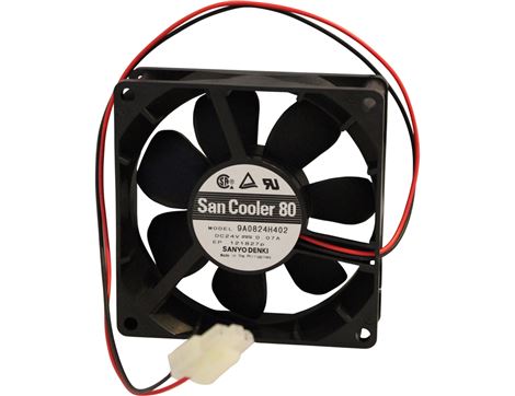 VENTILATORE 24V DC (80X80X25)