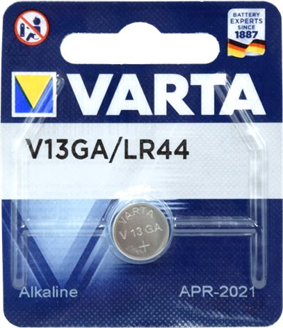 PILA PASTIGLIA ALCALINA 1,5V V13GA LR44