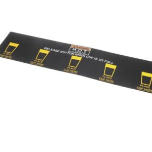 DECAL CUP PLACEMENT FMD-5