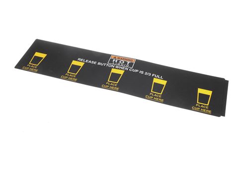 DECAL CUP PLACEMENT FMD-5