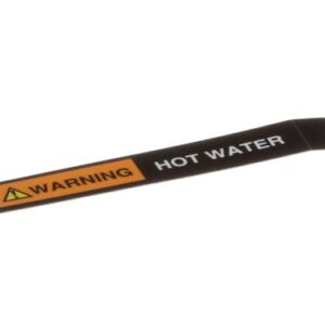 DECAL, WARNING HOT WATER