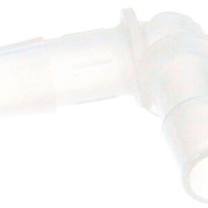 ELBOW,.38 BARB POLYPROPYLENE