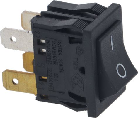 INTERRUTTORE BIPOLARE NERO GAGGIA 242212