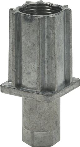 PIEDE REGOLABILE ALLUMINIO ø 22,5 mm