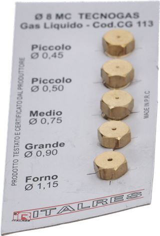 INIETTORE 7 MA GPL DIA.8 PASSO M