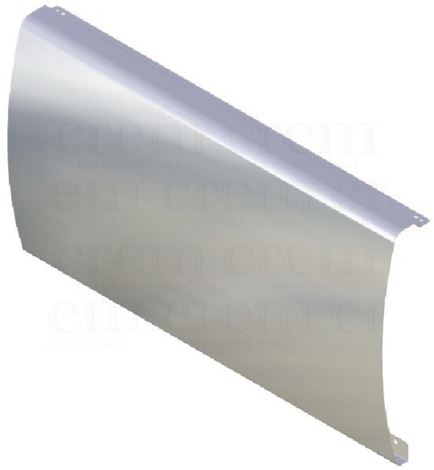 2 GR. REAR INOX PLATE DIAMANT