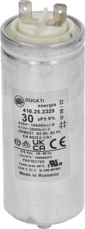 CONDENSATORE 30µF 400/450V CLASSE S2