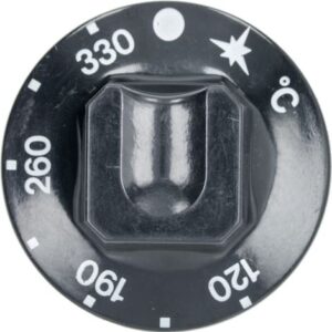 MANOPOLA NERA ø 55 mm 120-330°C
