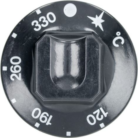 MANOPOLA NERA ø 55 mm 120-330°C
