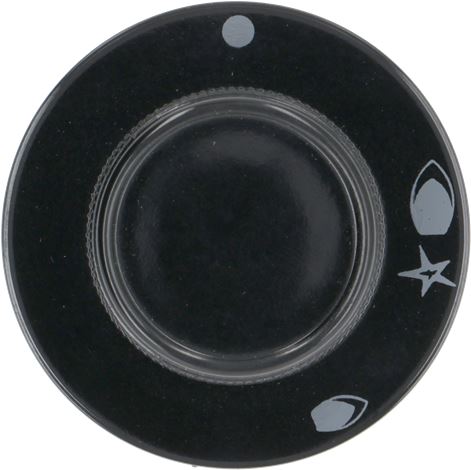 MANOPOLA TIPO STAR NERA ø 48 mm