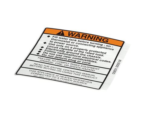 DECAL, WARNING-ELECTRICAL