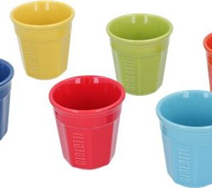 SET 6 BICCHIERINI BIALETTI MULTICOLORE