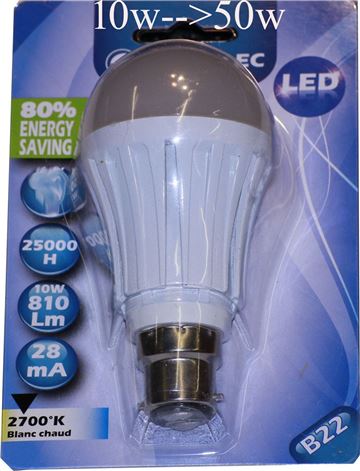 AMPE FILAMENT LED DEPOLIE A+ 10W>50W B22
