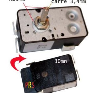 MINUTERIE PLAQUE 30MM 4 COSSES 16A