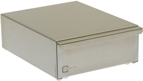 CASSETTO INOX FONDI CAFFÈ SPAZZOLATO