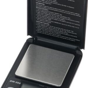 BILANCIA DIGITALE 500g / 0,1g NERA