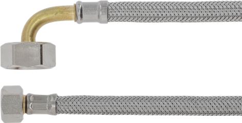 TUBO FLEX ø 3/8"Fc x 3/4"CFp 1500 mm