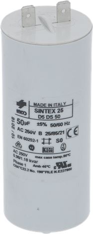 CONDENSATORE ELETTRICO 50 µF