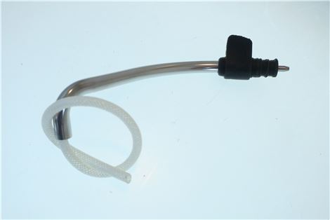 TUBO VAPORE ACCIAIO INOX/SILICONE