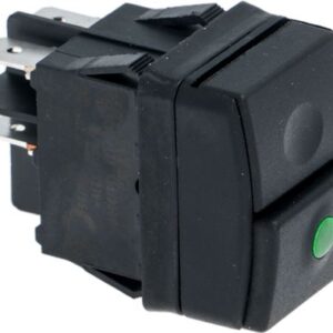 INTERRUTTORE BIPOLARE NERO 12A 250V