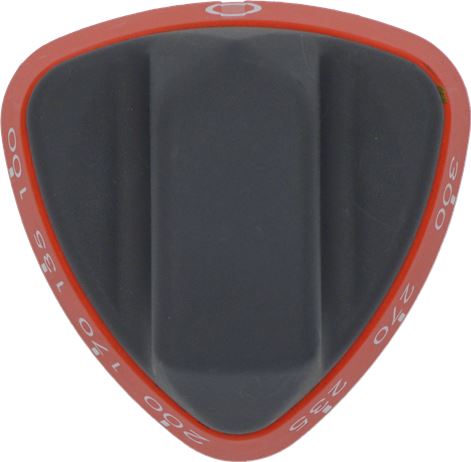MANOPOLA NERA-ROSSA 100-300°C