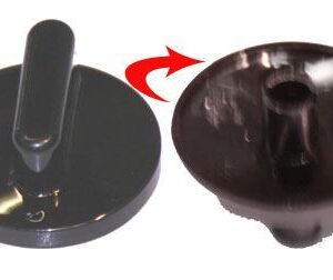 BOUTON MINUTERIE NOIR
