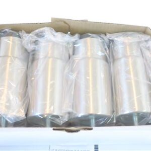 LOT DE 4 PIEDS INOX HAUTEUR 140-202 MM