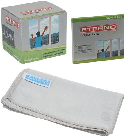 PANNO MICROFIBRA ETERNO VETRI - 10 PZ