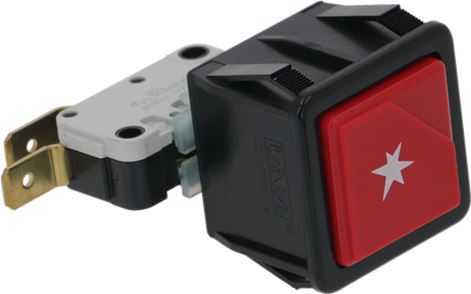 ACCENSIONE A PULSANTE ROSSO 12A 250V