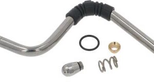 TUBO VAPORE COMPLETO INOX ø 10 mm